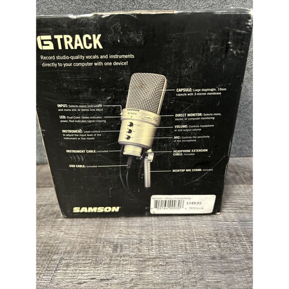 Samson G-Track USB Condenser Recording Microphone - Picture 5 of 5